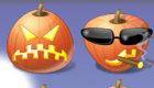 Girls Games: Playing with Halloween Pumpkins