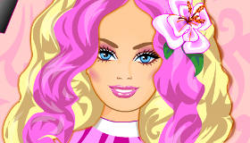 celebrity : Barbie Hair Game
