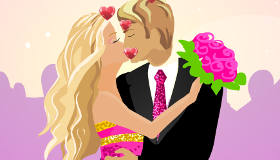 Girls Games: Barbie & Ken Kissing Game