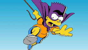 Bart Simpson Vs The Helicopters