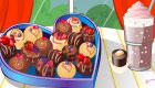 Chocolate candy decorating game