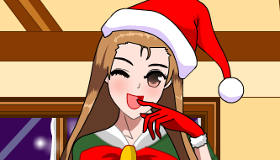 Girls Games: Christmas Manga Dress Up