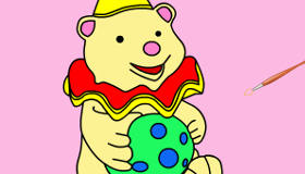 Girls Games: Circus Coloring Game