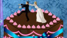 cooking : Decorating a Wedding Cake 