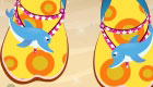 decoration : Fashion Designer Flip Flops