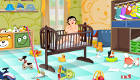 Girls Games: Baby’s Bedroom Clean Up