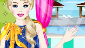 Barbie Nail Art