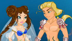 dress up : Mermaid Wedding Dress Up