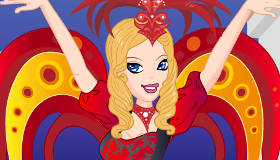 Girls Games: Moulin Rouge Girl Dress Up