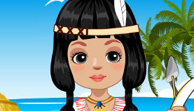 dress up : Native American Dress Up - 4