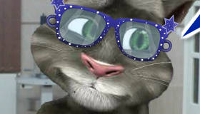 Talking Tom at the Eye Doctor