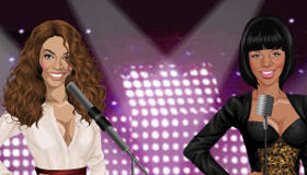 Rihanna and Beyonce Dress Up Game 