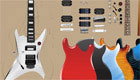 decoration : A girls electric guitar