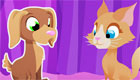 dress up : A cat and dog