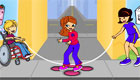 free : The skipping rope game
