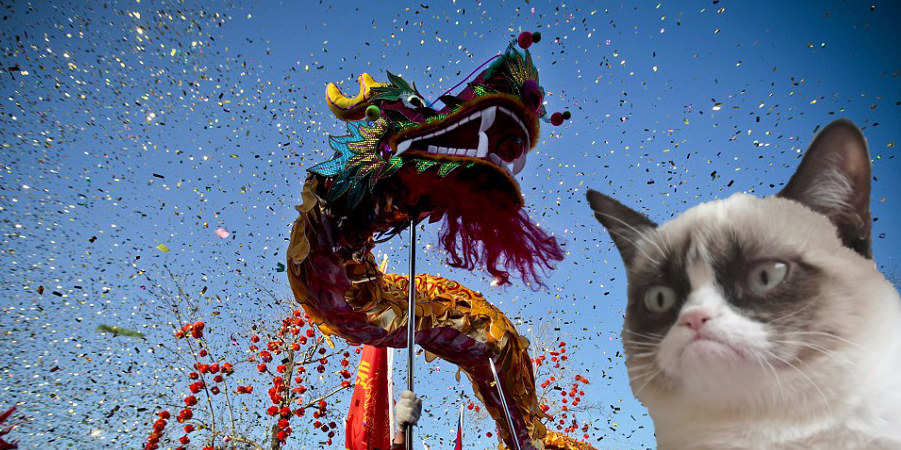 The Story of Chinese New Year. And Grumpy Cat. Sort Of 