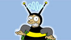 The Bee man from the Simpsons