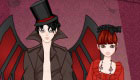 Vampire couple dress up game