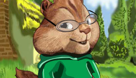 Alvin and the Chipmunks Theodore Dress Up - put in the past