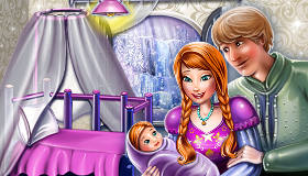 Anna and Kristoff baby room 