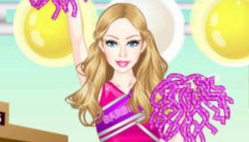 Cheerleader Barbie Mobile