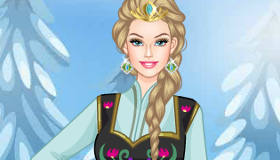 frozen barbie games