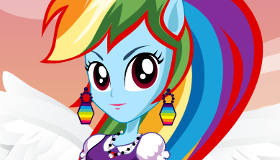 Equestria Girls Rainbow Dash Dress Up