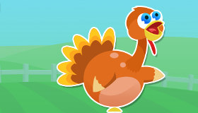 Thanksgiving Flying Turkey